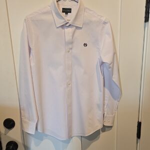 Ralph Lauren Youth Boys 16 White Button Down Dress Shirt